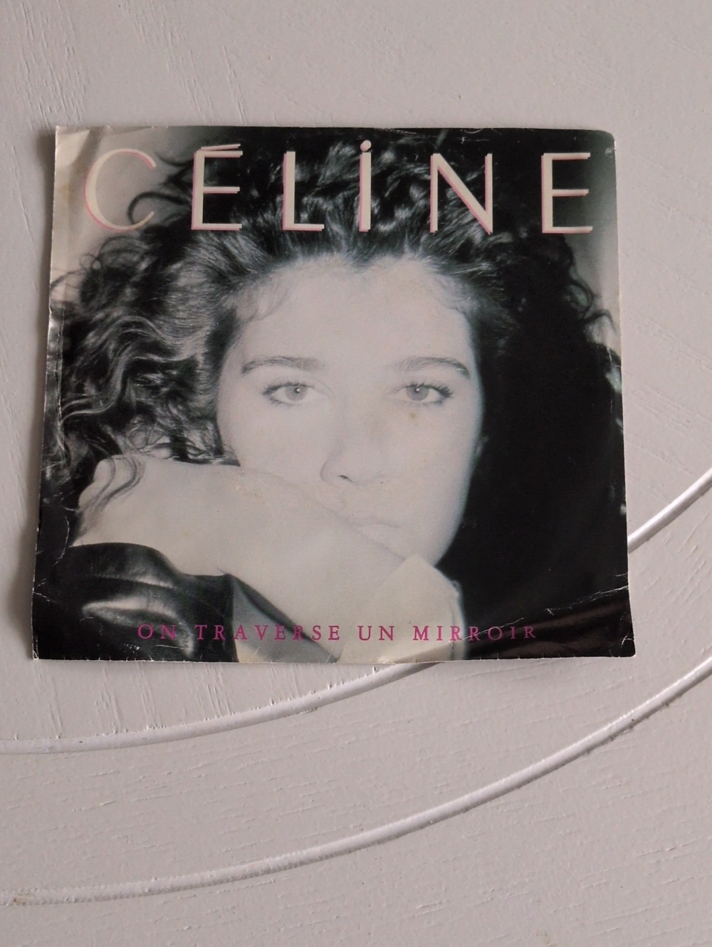 Vintage 1987 Celine Dion 45 RPM Vinyl Single On Traverse Un Miroir / Ma Chambre